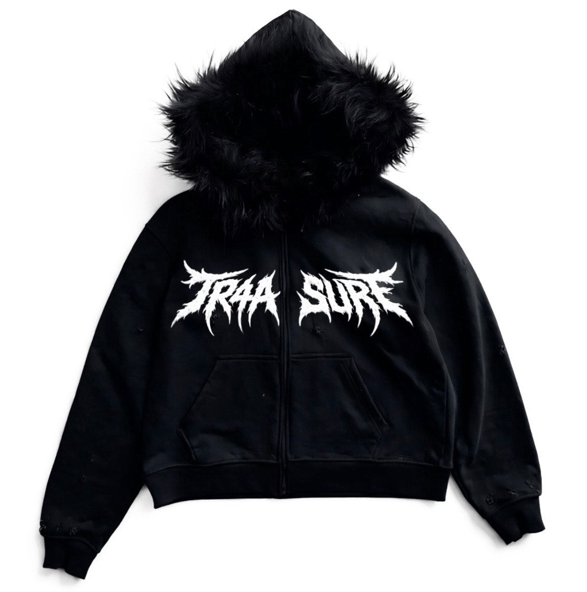 Tr4asure Unisex Furr Zip Up Hoodie