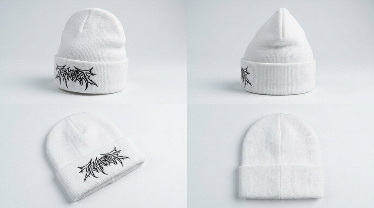 Tr4asure Beanie White Version